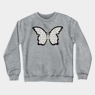 Paisley Dragonfly Butterfly Crewneck Sweatshirt